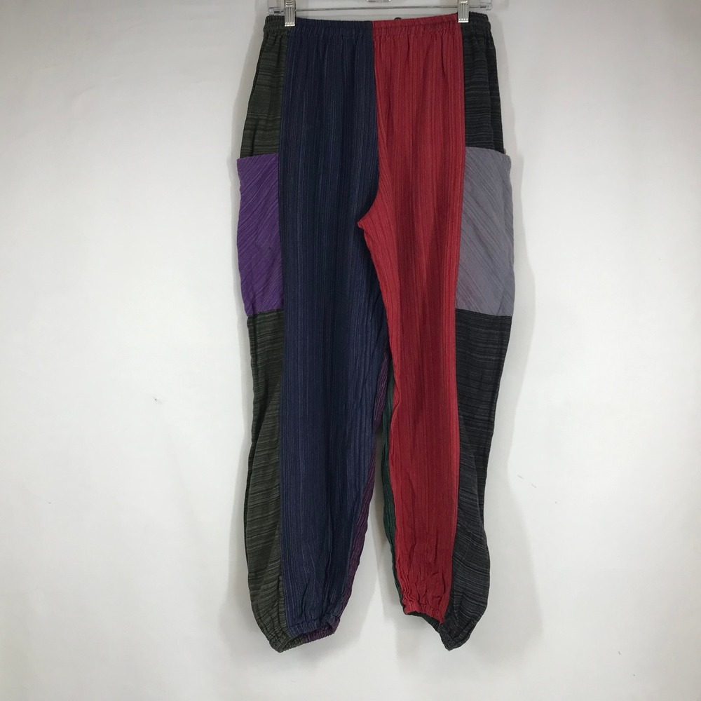 HaremPants.com Women Patchwork Cotton Joggers Boh… - image 4